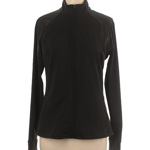 Victoria Sport VSX Classic Black Large Track Workout Jacket - Picture 3 of 13